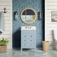 thumbnail image 1 of Eleanor 24" Bathroom Vanity with Powder Blue Cabinet and Carrara Marble Top, 1 of 6