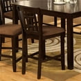 thumbnail image 1 of Eleanor Cottage Counter Height Chair with Microfiber Cushion, Espresso, 1 of 1