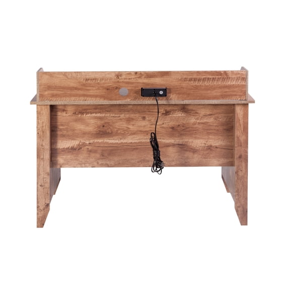 Eleanor Executive Desk with Hutch, USB and Charger Hub