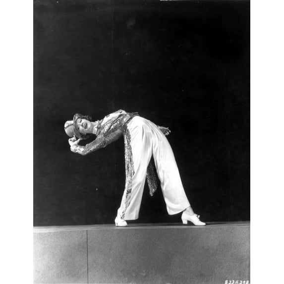 Eleanor Powell Bending Backward with Hat Pose Photo Print (8 x 10)