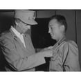 thumbnail image 1 of Eleanor Roosevelt Pins A Medal On A Soldier In New Caledonia. Sept. 15 History (24 x 18), 1 of 2