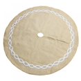 thumbnail image 1 of Eleanos 1 Piece Of Linen Christmas Decorations Linen 122CM Tree Skirt Tree Bottom Decorated Christmas Tree, 1 of 5