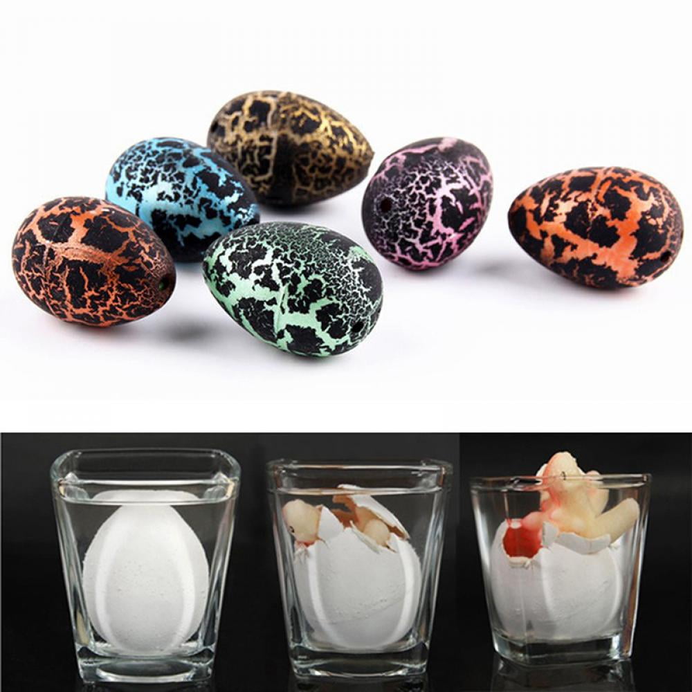 Eleanos 5 PCS Dinosaur Eggs That Hatch Growing Easter Eggs with Mini Dinosaur Toys Inside for Kids Boys Girls Easter Basket Stuffers Gifts Fillers Party Favors Supplies