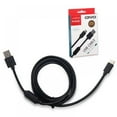 thumbnail image 1 of Eleanos 6ft USB Type-C to USB-A Fast Charging Cable, Black, 1 of 5