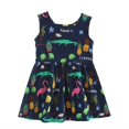 thumbnail image 1 of Eleanos Baby Girls Summer Cotton Sleeveless Floral Tunic Dresses Kids Party Dress Up Clothes Outfits, 1 of 6