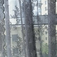 thumbnail image 1 of Eleanos Floral Tulle Sheer Curtains, Pink x 80”, 1 of 7