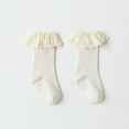 thumbnail image 1 of Eleanos Infant Socks 0-3y Girls Baby Girl Socks Baby Socks Kids Toddlers Girls Knee High Princess Infant Long Soft Cotton Lace Socks Children Socks Baby Girl Socks, 1 of 6