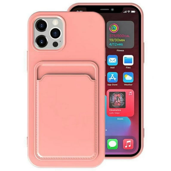 Eleanos New, TPU Wallet Card Holder Phone Case for iPhone 12 Pro Max Mini 11 XS X XR Soft Back Cover Shockproof Coque