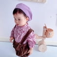 thumbnail image 1 of Eleanos Newborn Baby Girls Cute Beret Hat Toddler Candy Color Knitted Caps Hospital Hats Headwear, 1 of 8