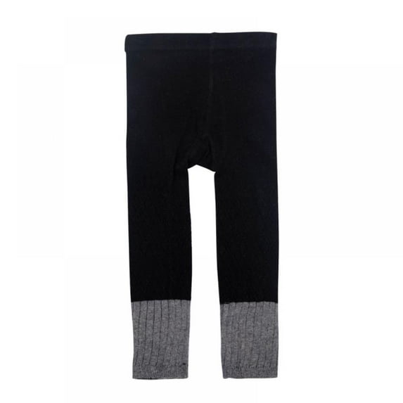 Eleanos Toddler Children's Girls knitting Leggings Kids Color Matching Nine-point Leggings