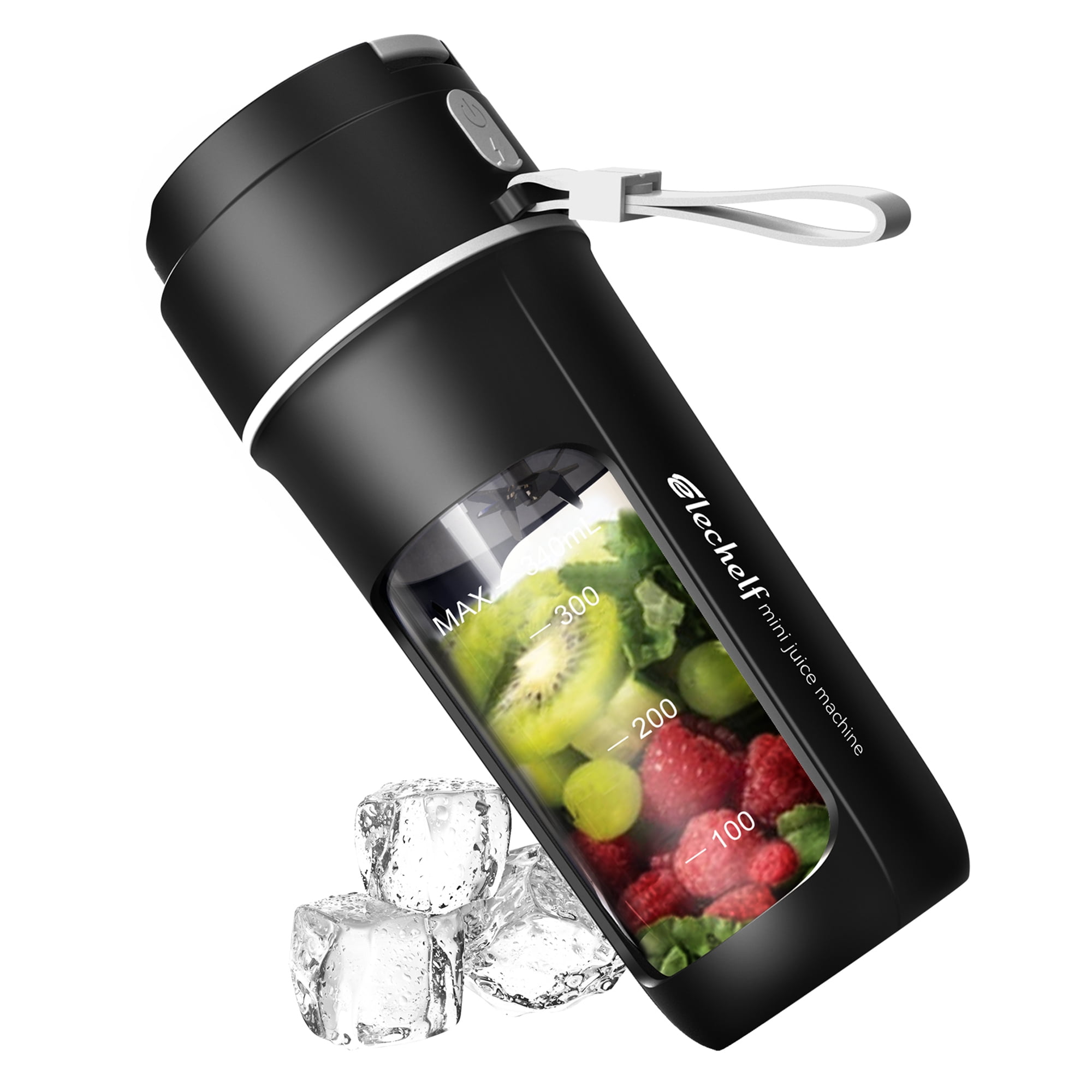 PETSITE Personal Blender, 1000W Fresh Juice Mini Fast Portable Bullet  Blender with 12oz & 24oz Blender Bottles and To-Go Lids, Small Blender for