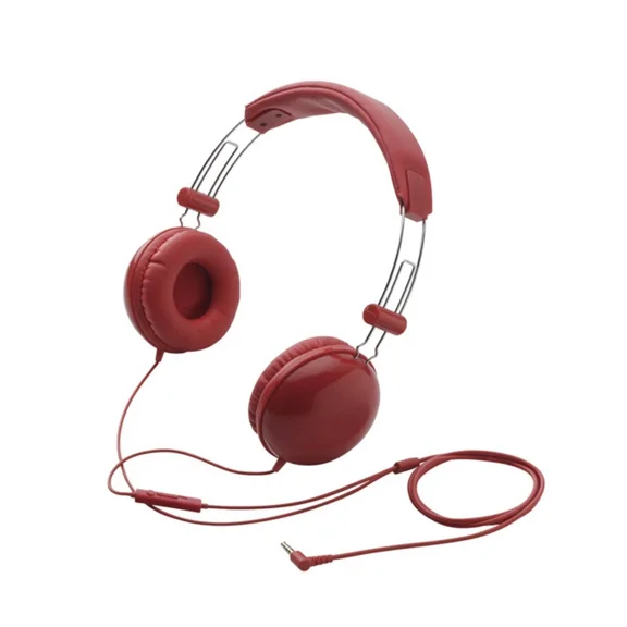 Elecom 3.5Mm Wire Red Headphones With Mic For Android Smart Phone, Android Pc