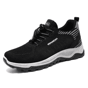 Elecsop Sneakers for Women, Mesh Grey Tennis Shoes Womens, Breathable Non Slip Walking Shoes Women, Trendy Lace Up Running Shoes for Gym, Court