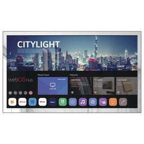 elecsung 24-Inch Waterproof Smart Mirror LED TV with WebOS, Alexa, WiFi, Bluetooth, Voice Control, IP65 Bathroom TV