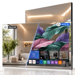 Elecsung 32 Inch 4K Smart Mirror TV, webOS, IP65 Waterproof Bathroom Mirror TV, ATSC, Wall Mount, Magic Remote Hotel Luxury