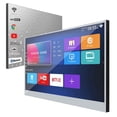 thumbnail image 1 of Elecsung 32” Screen Smart Mirror LED TV Android System Bathroom Shower Bluetooth Waterproof Wifi Television 1080P DC 12V, 1 of 10