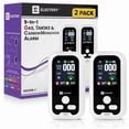 Electery 5-in-1 Indoor Air Quality Monitor Hygrometer, LCD Display ...