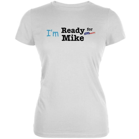 Election 2016 I'm Ready For Mike Huckabee White Juniors Soft T-Shirt - 2X-Large
