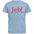 thumbnail image 1 of Election 2016 Jeb Bush Jeb! 2016 Light Blue Adult T-Shirt - 3X-Large, 1 of 1