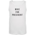 thumbnail image 1 of Election 2016 Mike For President White Adult Tank Top - Medium, 1 of 1