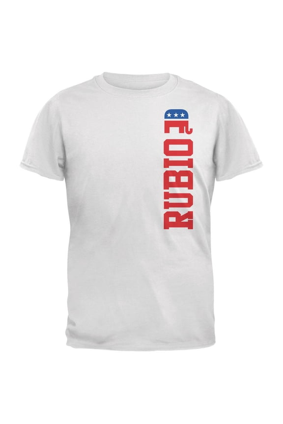 Election 2016 Team Marco Rubio White Adult T-Shirt - X-Large