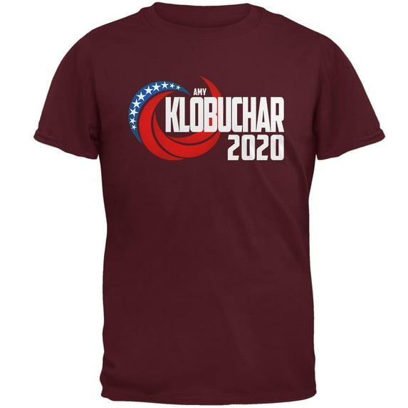 Election 2020 Amy Klobuchar for President Mens T Shirt Maroon 2XL