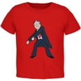 thumbnail image 1 of Election 2020 Bernie Sanders Flossing Dance Toddler T Shirt Red 2T, 1 of 1