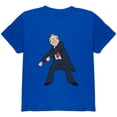 thumbnail image 1 of Election 2020 Bernie Sanders Flossing Dance Youth T Shirt Royal YSM, 1 of 1