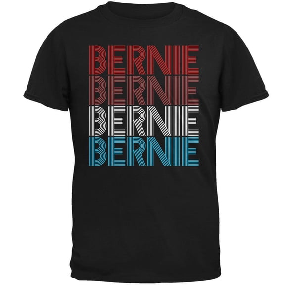 Election 2020 Bernie Sanders Vintage Style USA Mens T Shirt Black X-LG