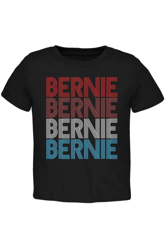 Election 2020 Bernie Sanders Vintage Style USA Toddler T Shirt Black 4T