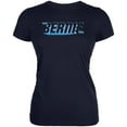 thumbnail image 1 of Election 2020 Bernie Sanders Zoom Juniors Soft T Shirt Navy SM, 1 of 1
