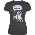 thumbnail image 1 of Election 2020 Bernie Sanders is Magical Unicorn Juniors Soft T Shirt Deep Heather SM, 1 of 1
