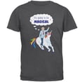 thumbnail image 1 of Election 2020 Bernie Sanders is Magical Unicorn Mens T Shirt Dark Heather 4X-LG, 1 of 1