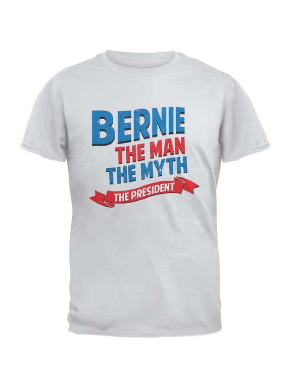 Election 2020 Bernie The Man The Myth Ice Gray Adult T-Shirt - Small