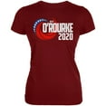 thumbnail image 1 of Election 2020 Beto O'Rourke for President Juniors Soft T Shirt Garnet Red LG, 1 of 1