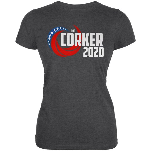 Election 2020 Bob Corker for President Juniors Soft T Shirt Deep Heather LG