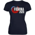 thumbnail image 1 of Election 2020 Carly Fiorina for President Juniors Soft T Shirt Navy LG, 1 of 1