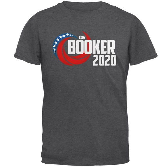 Election 2020 Cory Booker for President Mens T Shirt Dark Heather 3X-LG