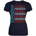 thumbnail image 1 of Election 2020 Elizabeth Warren President Vintage Style Juniors Soft T Shirt Navy X-LG, 1 of 1