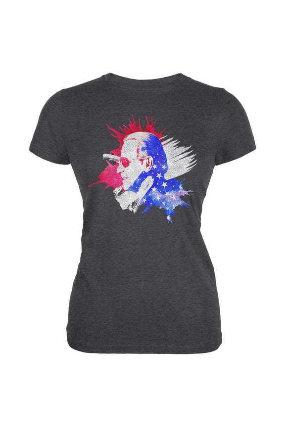 Election 2020 Joe Biden American Patriot Juniors Soft T Shirt Deep Heather MD