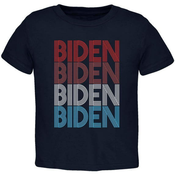 Election 2020 Joe President Biden Vintage Style Toddler T Shirt Navy 2T
