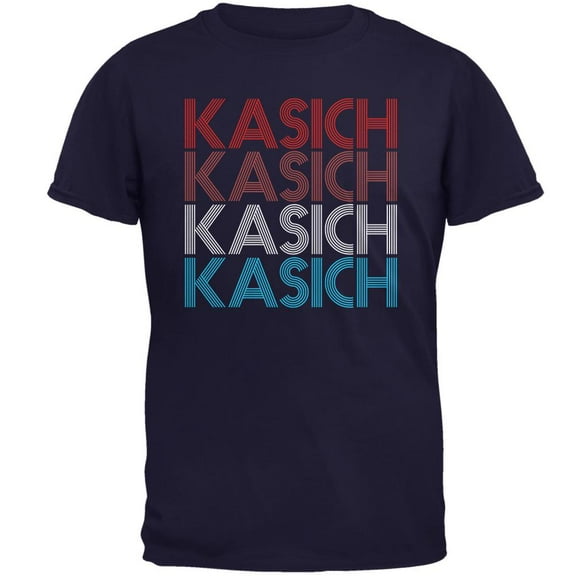 Election 2020 John Kasich President Vintage Style Mens T Shirt Navy 2XL