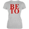 thumbnail image 1 of Election 2020 President Beto O'Rourke Stacked Juniors Soft T Shirt Heather MD, 1 of 1