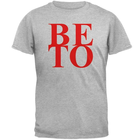 Election 2020 President Beto O'Rourke Stacked Mens T Shirt Heather MD