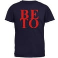 thumbnail image 1 of Election 2020 President Beto O'Rourke Stacked Mens T Shirt Navy 2XL, 1 of 1
