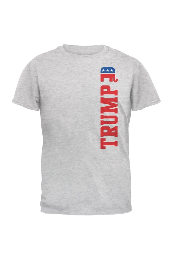 Election 2020 Team Donald Trump Light Heather Grey Adult T-Shirt - Large