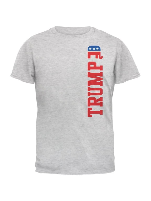 Election 2020 Team Donald Trump Light Heather Grey Adult T-Shirt - X-Large