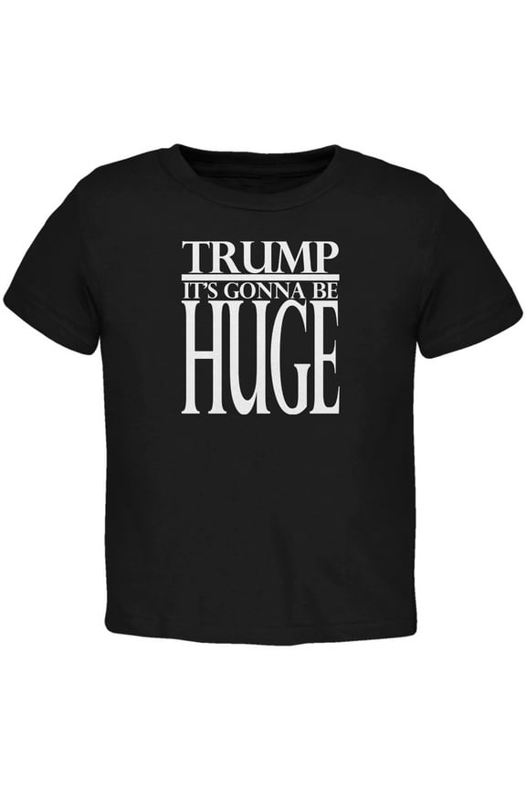 Election 2020 Trump Huge Black Toddler T-Shirt - 4T