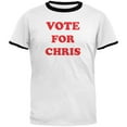 thumbnail image 1 of Election 2020 Vote for Pedro Chris Murphy Mens Ringer T Shirt White-Black MD, 1 of 1