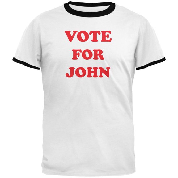 Election 2020 Vote for Pedro John Kasich Mens Ringer T Shirt White-Black MD